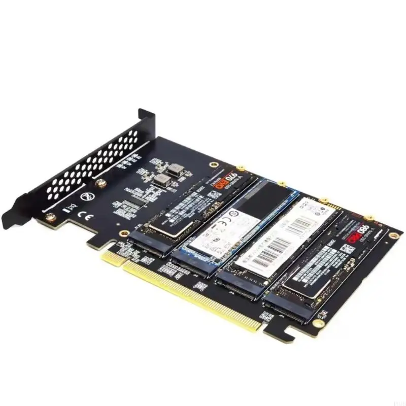 P9JB M.2 X16 to 4X NVME PCIE4.0 X16 to 4xNVME for Card PCIE VROC Card for M.2X16 M2X16 4X NVME