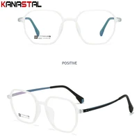 Мужская резиновая титановая оправа для очков, линзы против усталости, женские компьютерные большие очки по рецепту, оправа для очков для чтения при близорукости — изображение 5