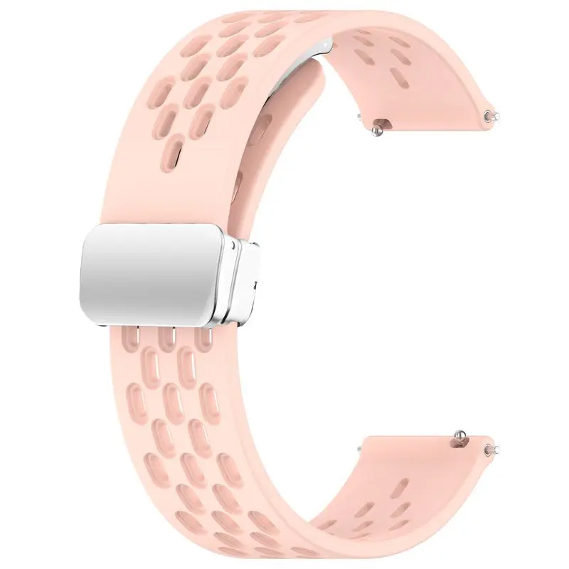 22mm Sports Silicone Magnetic Watch Strap Bracelet - Universal Band