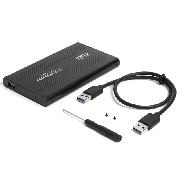 Boîtier De Disque Dur Externe Usb 2.5 Vers Sata, En Alliage D'aluminium,  Ssd, 2.0 Pouces, Pour Windows, 2.5 Pouces - Disques Durs Et Boîtes -  AliExpress