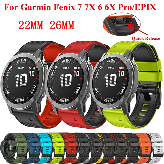 Watch Strap Garmin Fenix 3 Hr Sapphire  Watch Strap Garmin Fenix 6x Pro  Nylon - 26mm - Aliexpress