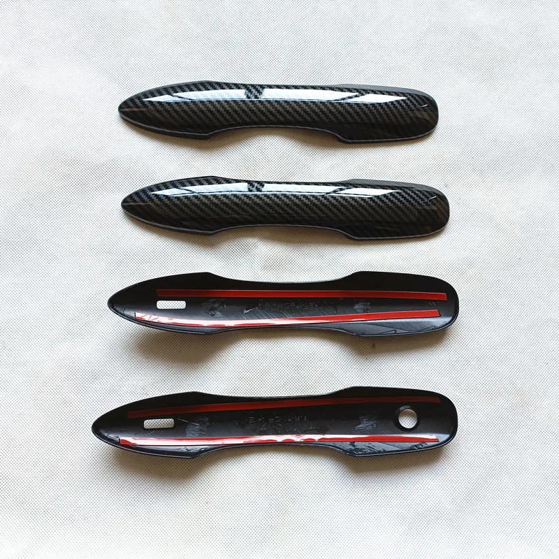 For Toyota Camry XV70 2018 2019 2020 2021 2022 2023 Car Accessories Door Handle Cover Trim Plastic Imitation Carbon Fiber