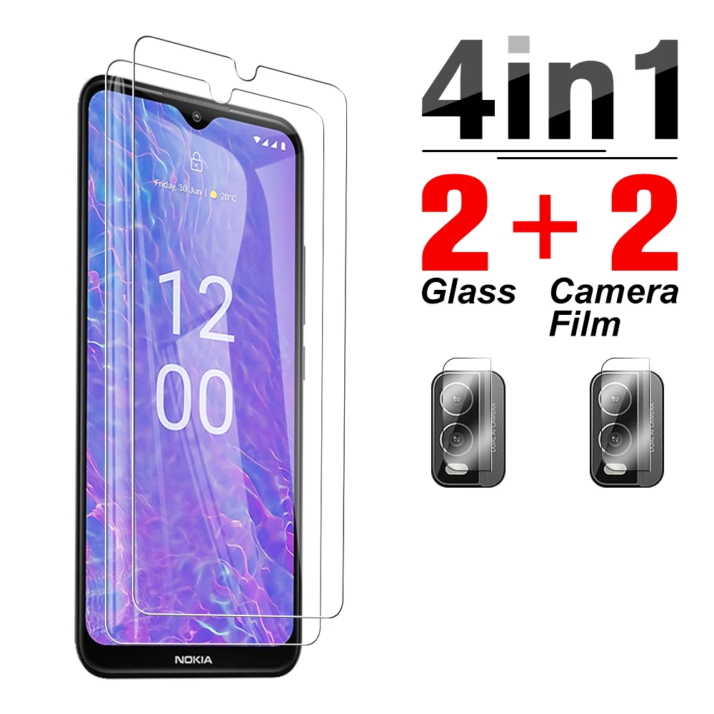 Protezione Dello Schermo Dell'Obiettivo Antigraffio 4 In1 Per Nokia C210 2023 Nokiac 110 G310 Vetro Protettivo Nokiac210 110 4G G 310 310G 5G