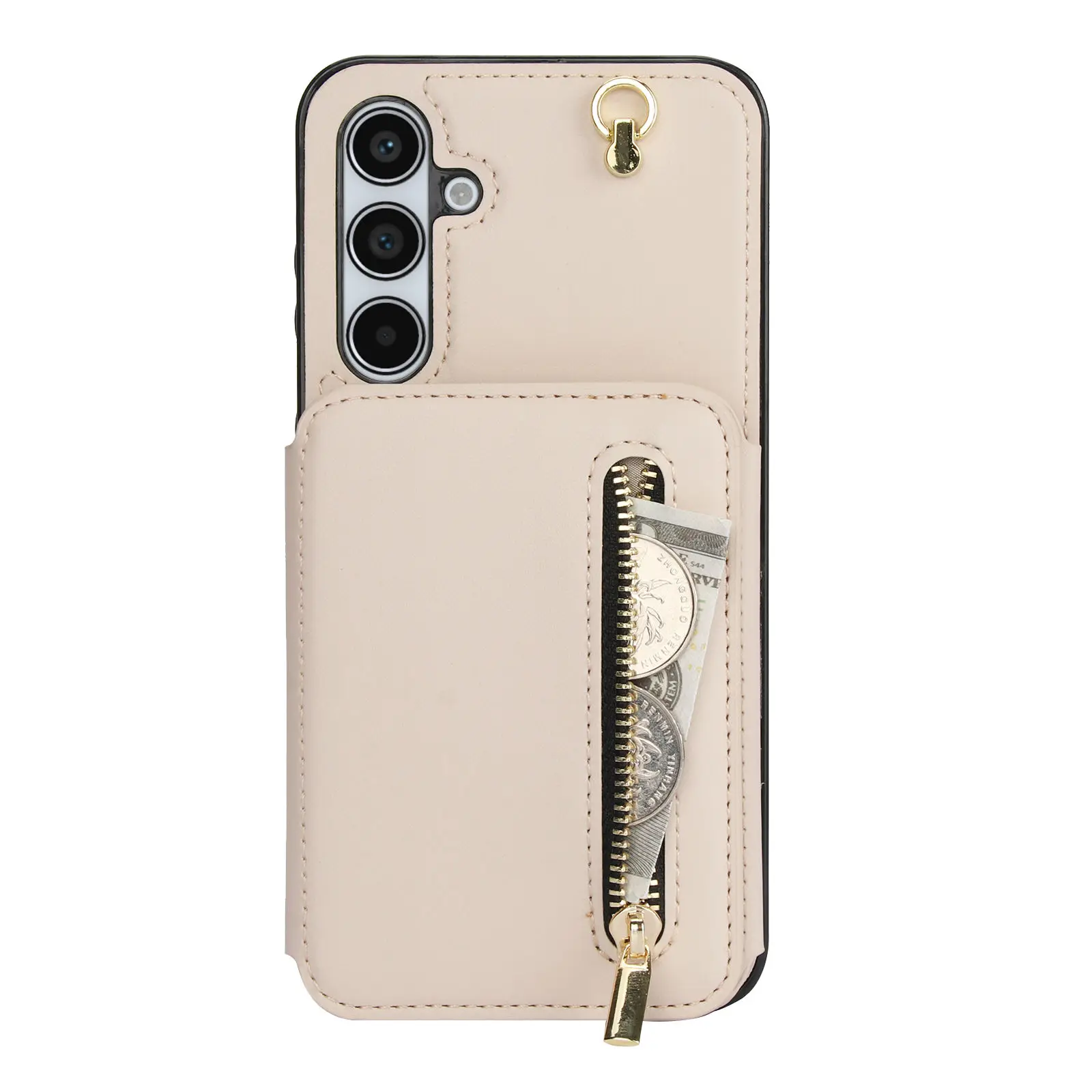Zipper Wallet Purse Crossbody Case with Strap and Credit Card Holder