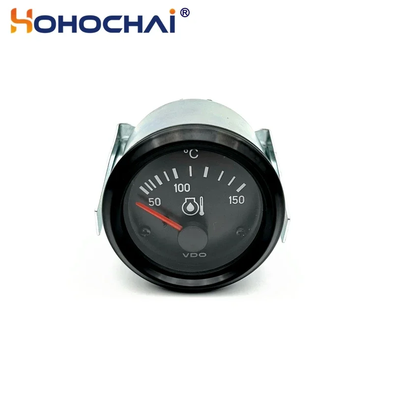 Vdo Oil Temperature Gauge Meter Diesel Generator Grupo Automotivo Escavadeira Engenharia Veículo Acessórios 12v 24v