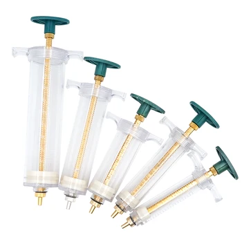 Birds Pet Feeding Syringe, Bird Parrot Manual Feeding Water Rearing Gavage Curved Needle, Adjustable Feeding Syringe 10ml-100ml 1