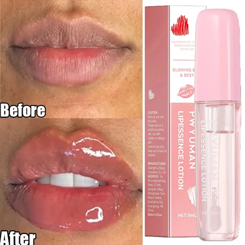 Lip Plump Serum Increase Lip Elasticity Instant Volumising Reduce Fine Lines Essential Oil Repair Nourish Sexy Beauty Lip Care