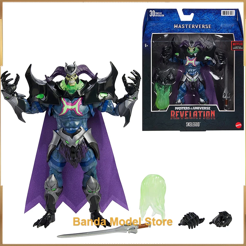 

In Stock Original Masters of the Universe Masterverse Power of Grayskull Skeletor Action Figure PVC Boxed Toys Collectible Model