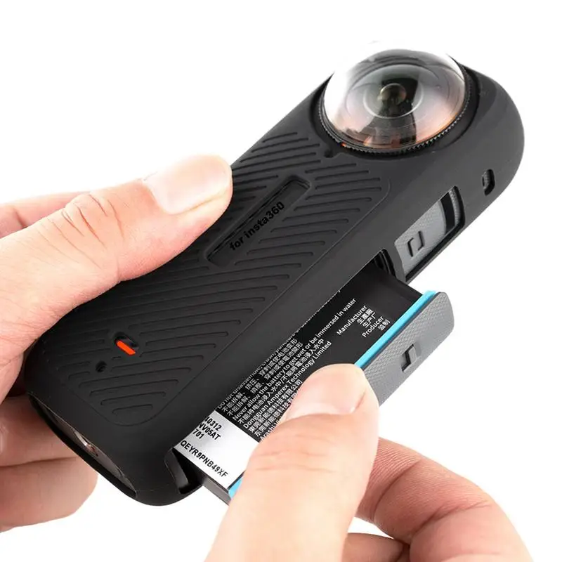 Action Camera Silicone Protection Soft Lens Protective Case For Insta 360X4 Camera Lens Protection