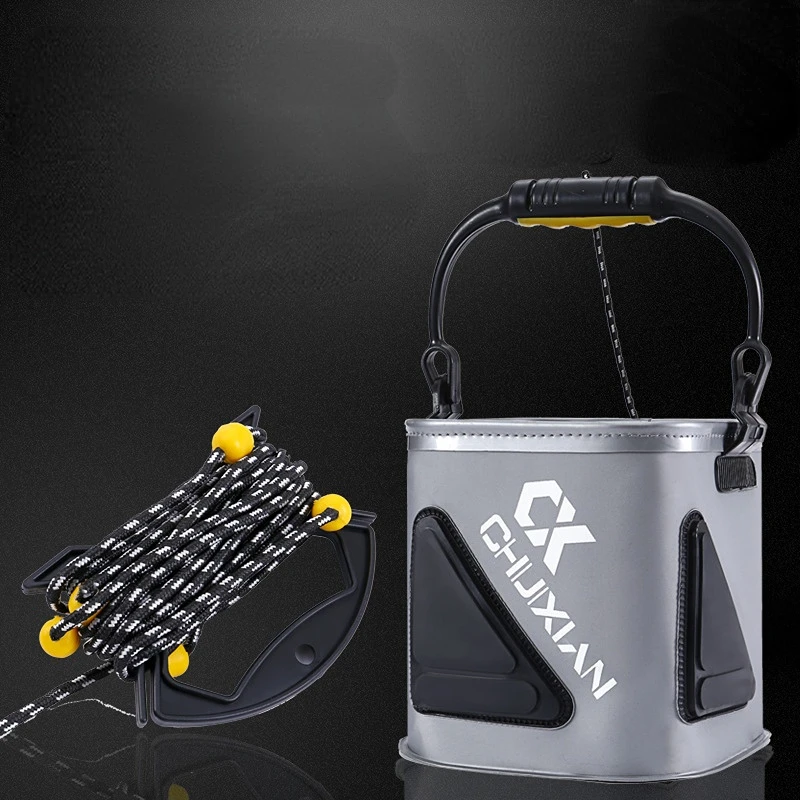 Multi-Purpose Water Bucket Fishing Bag with Rope EVA Material