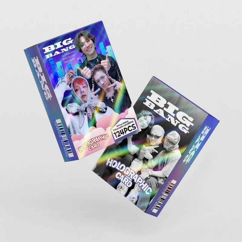 BIGBANG Mini Album Laser Cards 124pcs Holographic K-pop Fan-Made