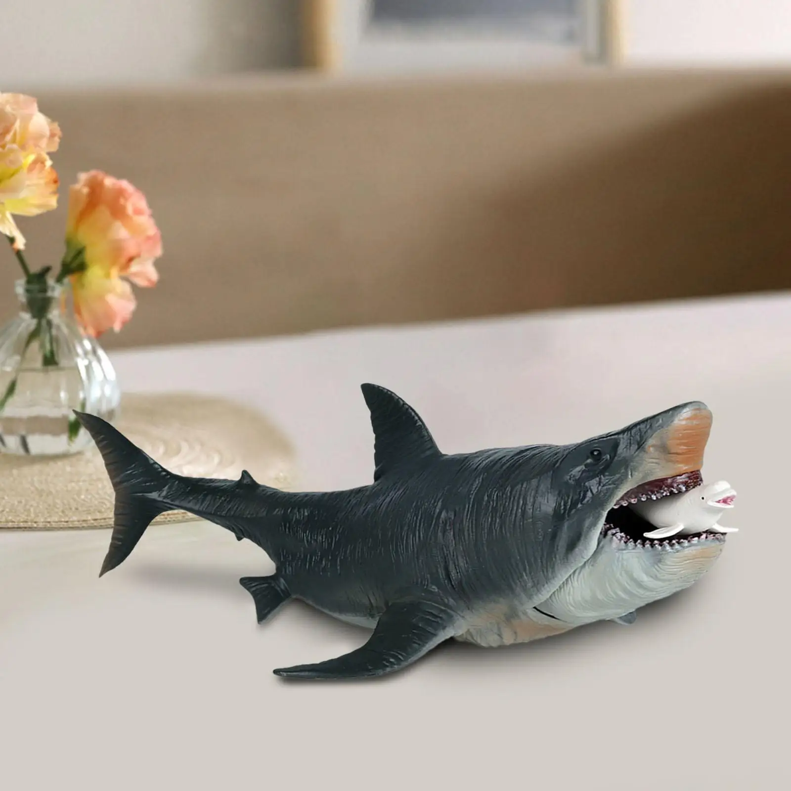 

Shark Figure Megalodon Model Creature for Early Learning Toy Children Kids