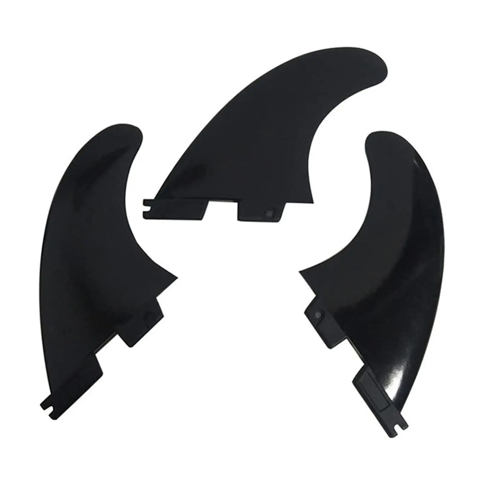 

3Pcs Surfboard Fins Durable Surfing Fin for Stand up Paddleboard Boat Repair