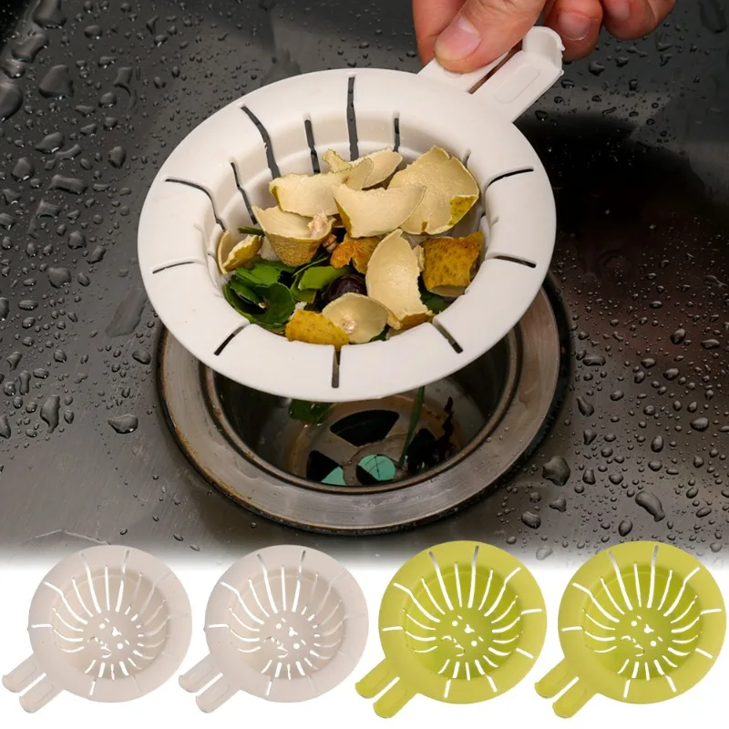 

Cartoon Kitchen Sink Filter Anti-blocking Sink Sewer Strainers Bathroom Floor Drains Stopper Mesh Hair Catcher Waste Filter Tool