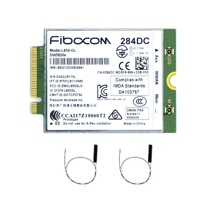 

USB-адаптер для ноутбука Dell, 4G, 284DC, 284DC, DW5820e