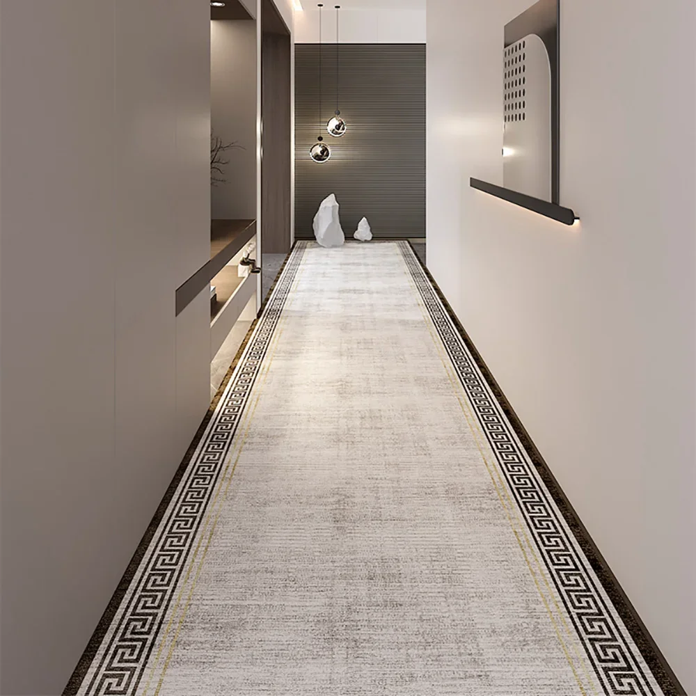

Europe Runners Hallway Carpet Bedroom Decorative Corridor Mat Kitchen Rugs Customizable 2M/3M Carpet Pastoral Stair Mat Doormat