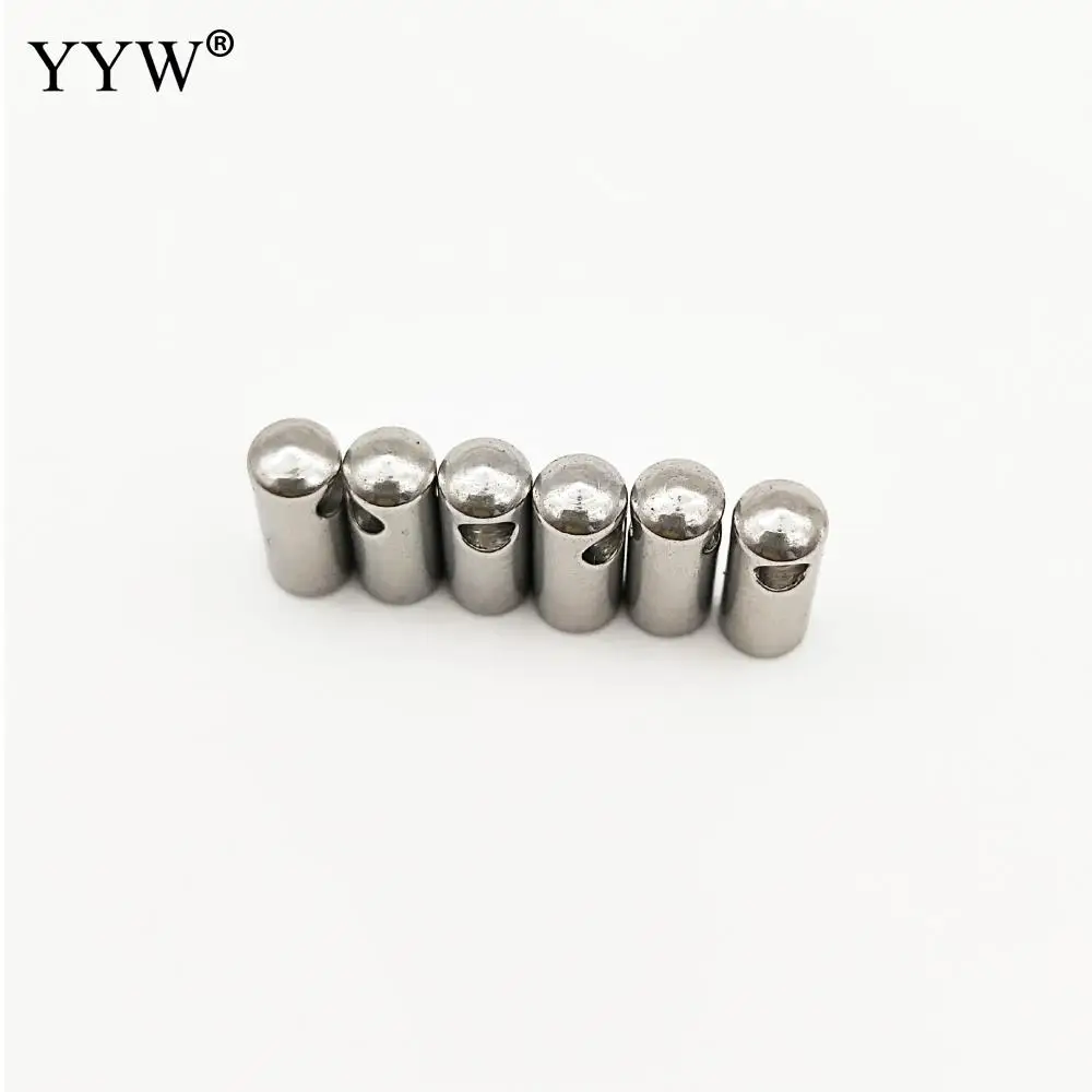 500pcs/Bag Stainless Steel Leather Cord Clasp Crimp Clasps Cord End Caps Leather Cord For Jewelry Making Diy Findings Supplies