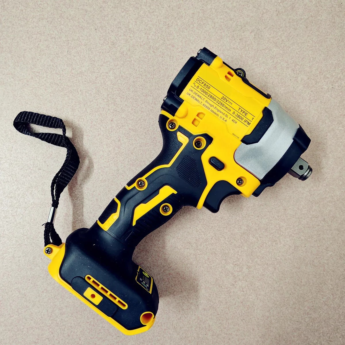 Fit For DeWALT 20V Battery Brushless Impac Wrench 4 Gears Cordless Driver 520N.m Electric Car Repair 1/2" Power Tools 5