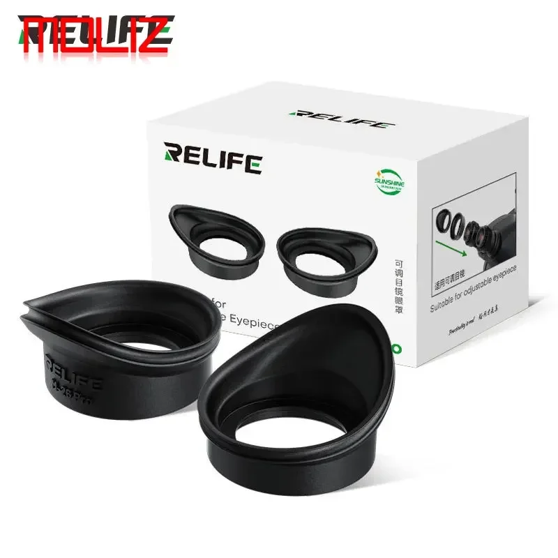 RELIFE Eyepiece Eye Cups Caps A Pair Rubber Binoculars Eye Guards Stereo Microscope Parts Telescopes Eyecups Inner Diameter 30mm eye protector cups,stereoscopic microscope eyepiece