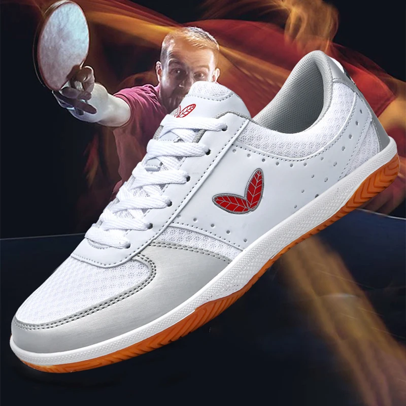 New Table Tennis Shoes For Men and Women Casual Sports Running Shoes Durable and Breathable Cow Rib Sole Ball Shoes