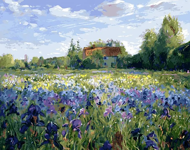thumbnail image 1 of GATYZTORY 40x50cm Lienzo de paisaje natural sin marco Obra de arte Decoración del hogar Regalo único, 1 of 5