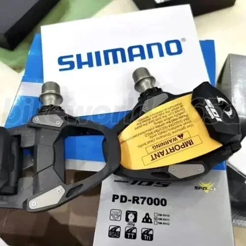 

Shimano Ultegra PD R7000 Clipless Pedals for SPD SL Carbon R8000 Pedal w/SH11 Cleats Original SPDSL Self-Locking Pedals R540