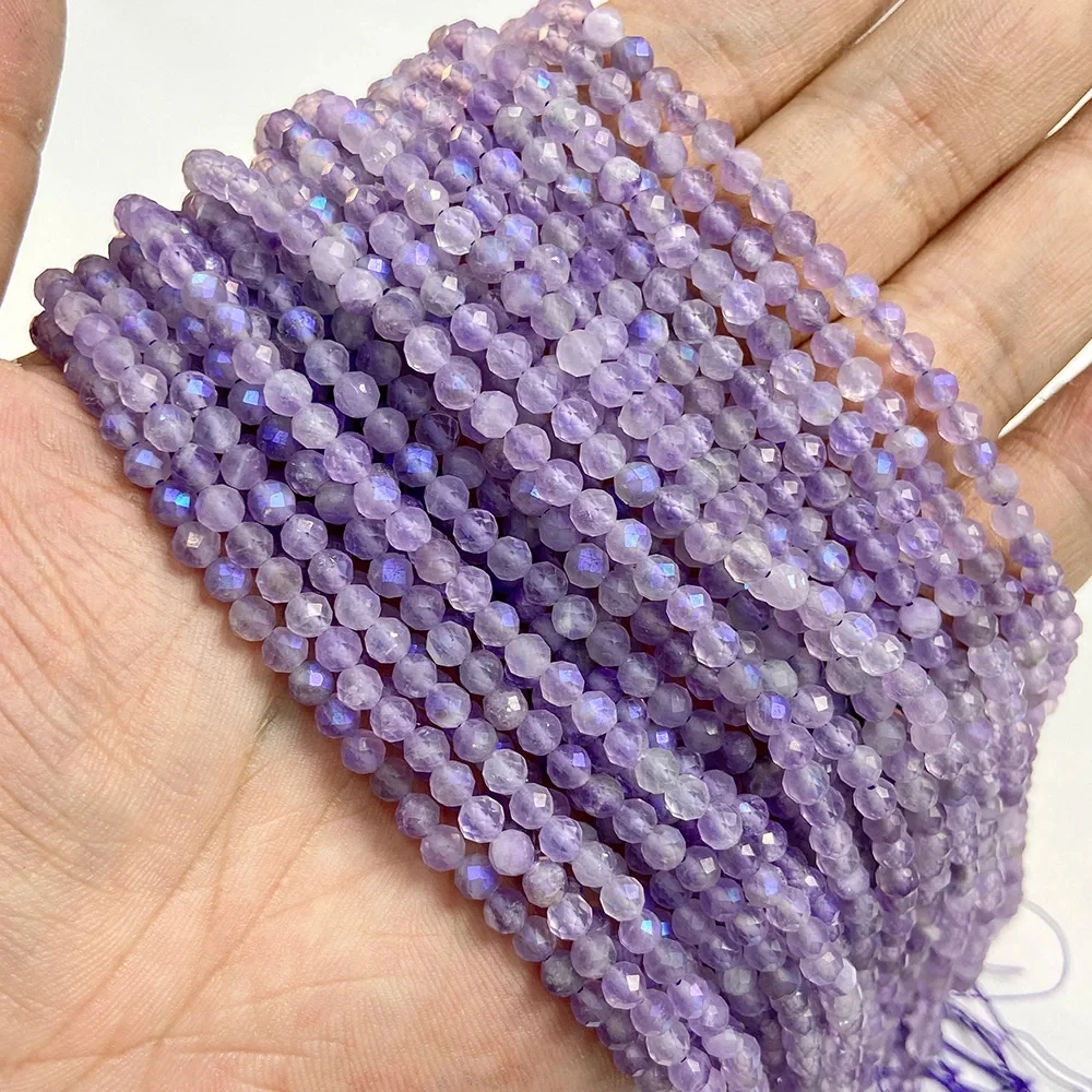 Natural Blue Gemstone Beads for Jewelry Making - Aquamarine, Amazonite, Apatite, Lapis, Turquoise Spacer Beads