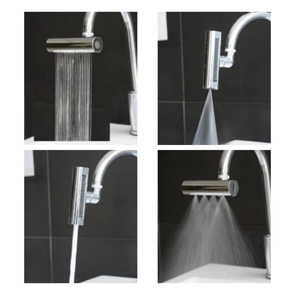 Description Picture 6 of itemWaterfall Kitchen Faucet 360° Swivel Faucet Head Replacement Splash-proof Faucet Extender 4-Mode for Kitchen Sink