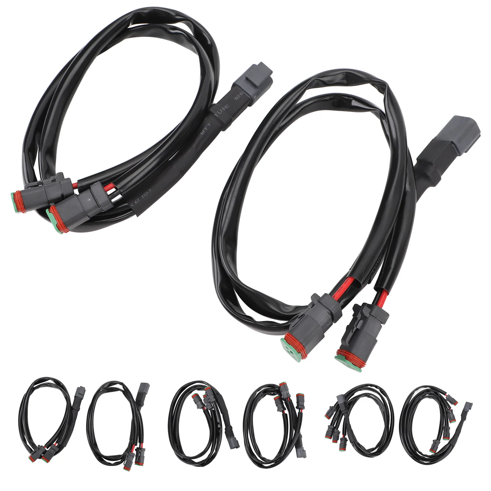 DT 배선 하네스 어댑터 분배기 LED 포드 안개등용 다용도 산화 방지 다용도 플러그 앤 플레이 배선 하네스 어댑터