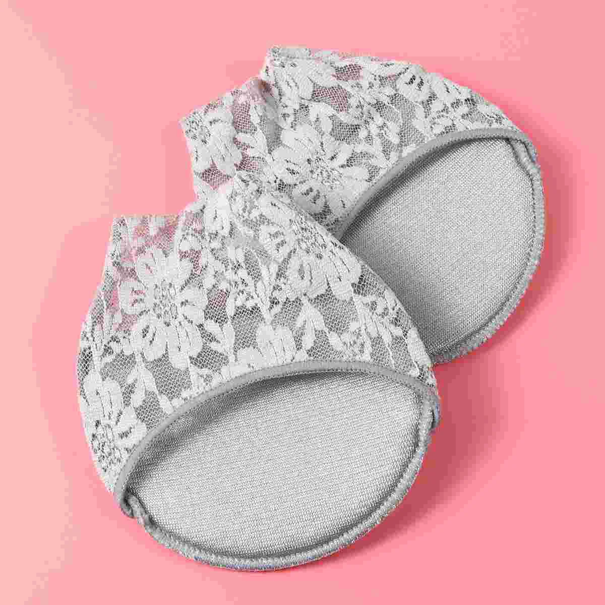 

2 Pairs Toeless Socks for Women Seamless Womens Sandals High Heel Mat Non- Slip Half Women's