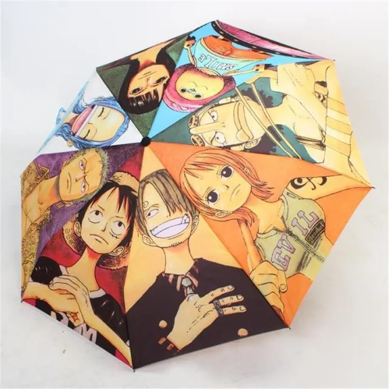 Christmas Gift Anime Umbrella Folding Creative Umbrella  Personality Cartoon Theme Umbrella