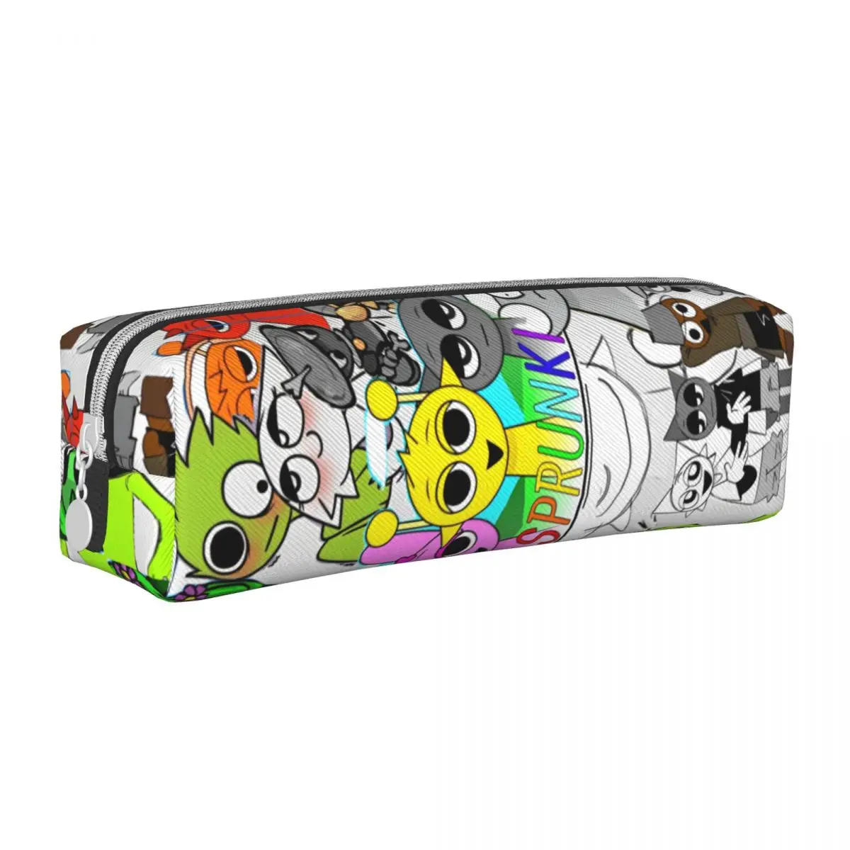 Fashion Sprunki Incredibox Game Pencil Cases Pencil Pouch Pen Box for Student Big Capacity Bag School Supplies Gift Stationery