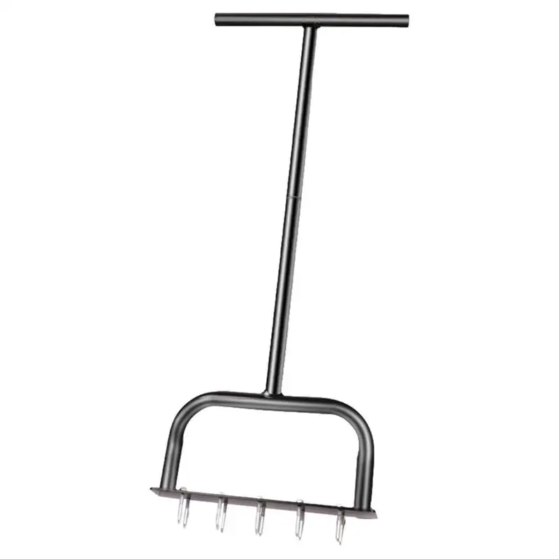 

Manual Lawn Aerator Yard Aerators With Cleaning Weeder Tool Standing Garden Soil Intake Accessories For Most Grass And Soil