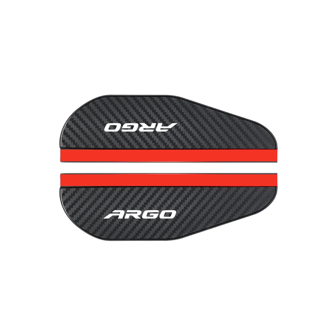 for fiat argo 2pcs car Rearview mirror Carbon fiber Rain car accessories