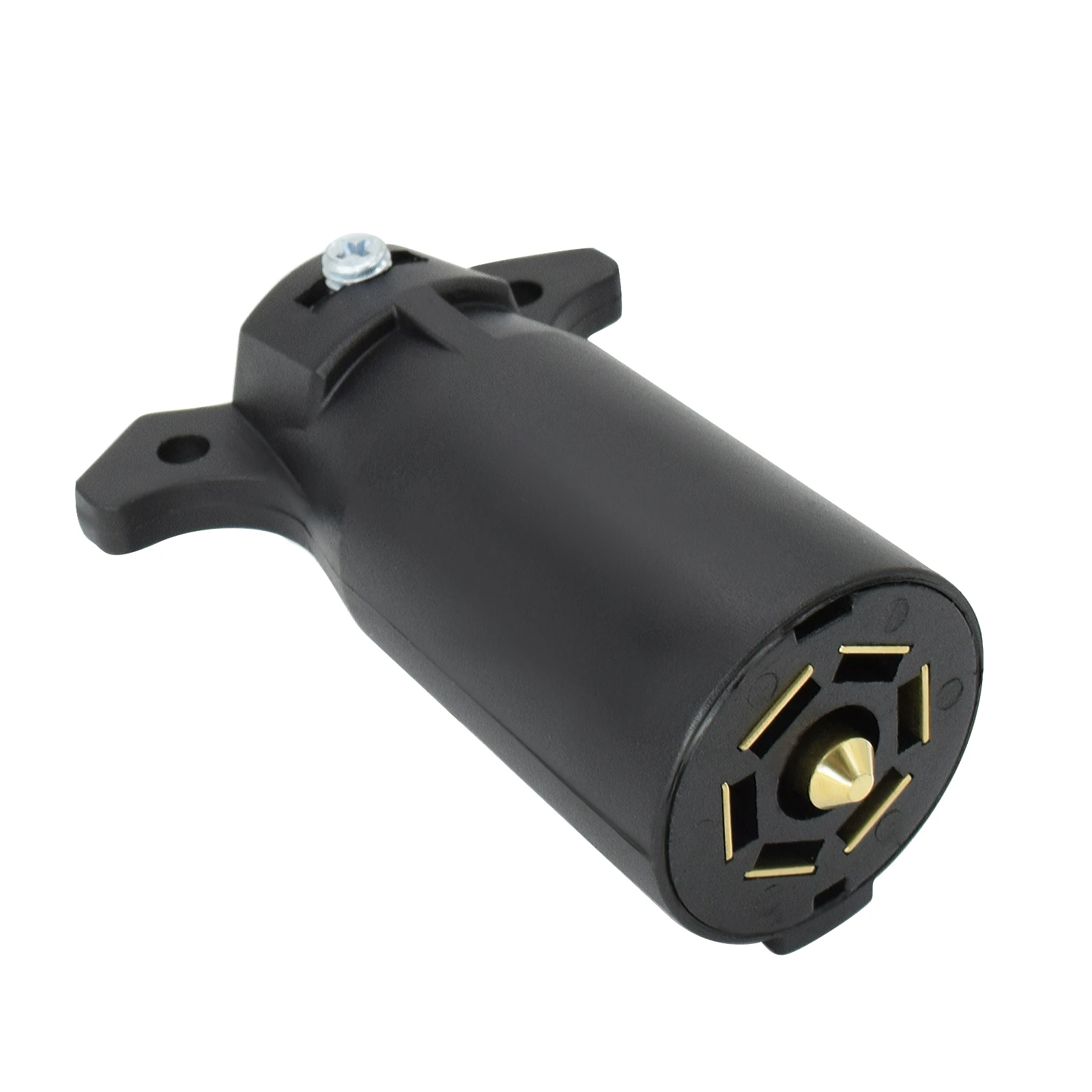 7 Way RV Style Trailer Plug Connector Wiring Socket 12V trailer plug adapter trailer socket trailer plug socket trailer plug towing adapter towing adaptor