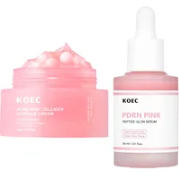 Face Moisturizer Lightweight Moisturizing Cream 5% Niacinamide for Uneven Skin Tone, Glow hydration Collagen Capsule Cream 6