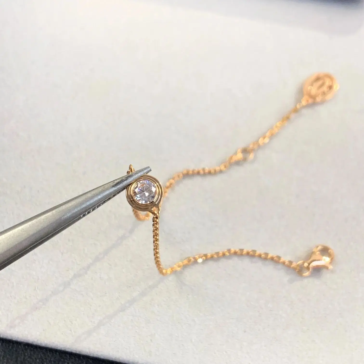 

Luxurious Jewelry Inlaid Zircon Small Zircon Single Damour Diamond Bracelet Women Christmas Valentine's Day Gift