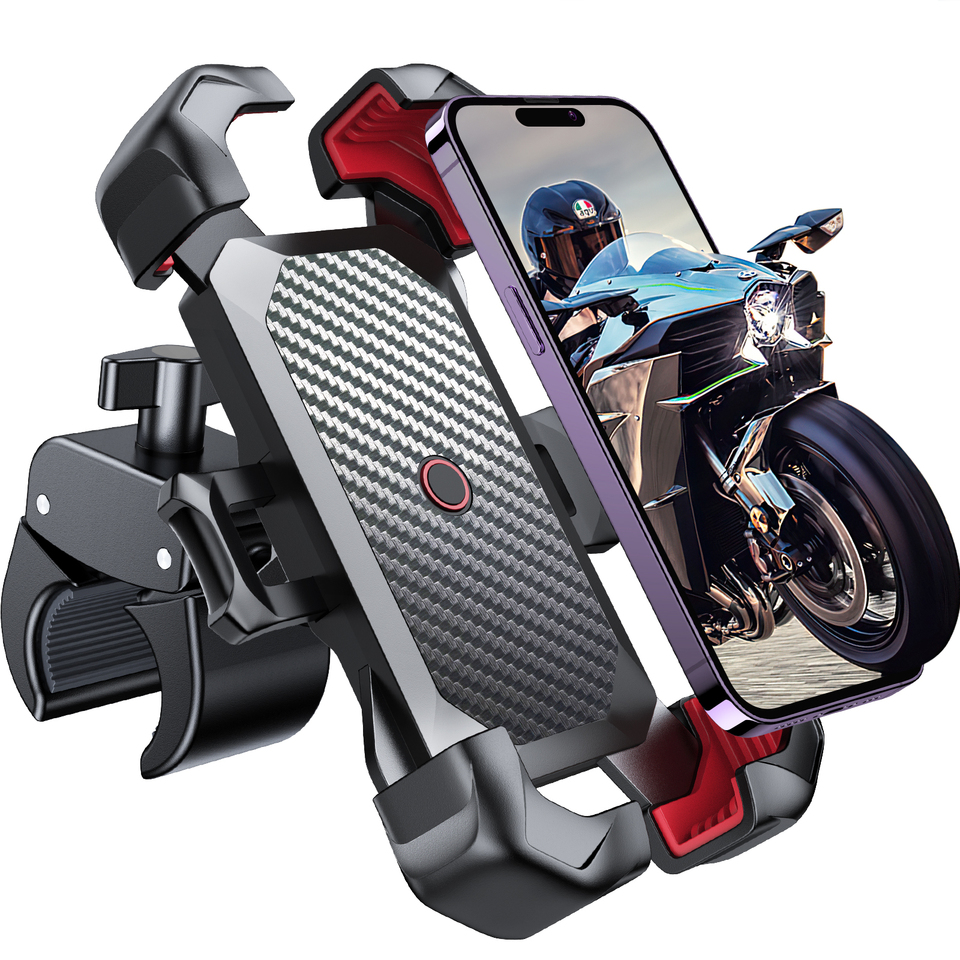 Joyroom 360Â° View  Bike Phone Holder Motorcycle Phone Stand for 4.7-7 inch Mobile Phone Holde Shockproof Bracket GPS Clip