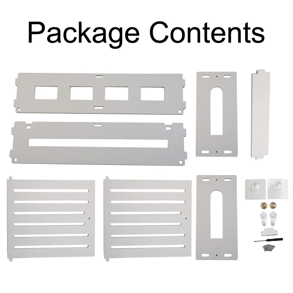 Wall Mounted Storage Box Wall Mounted Wireless Router Rack Living Room Wall-Mounted WiFi Storage Box Wall Decoration Cable Power Bracket Organizer Box