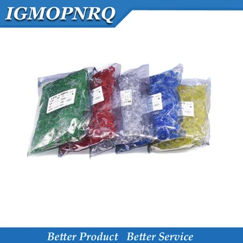 1000pcs Blue Green Red Yellow White Orange 5mm LEDS