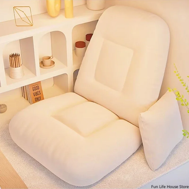 Modern Simple Lazy Sofa Tatami Single Folding Bed Backrest Seat Student Reclining Bay Window Balcony Chair Soft Home Supplies