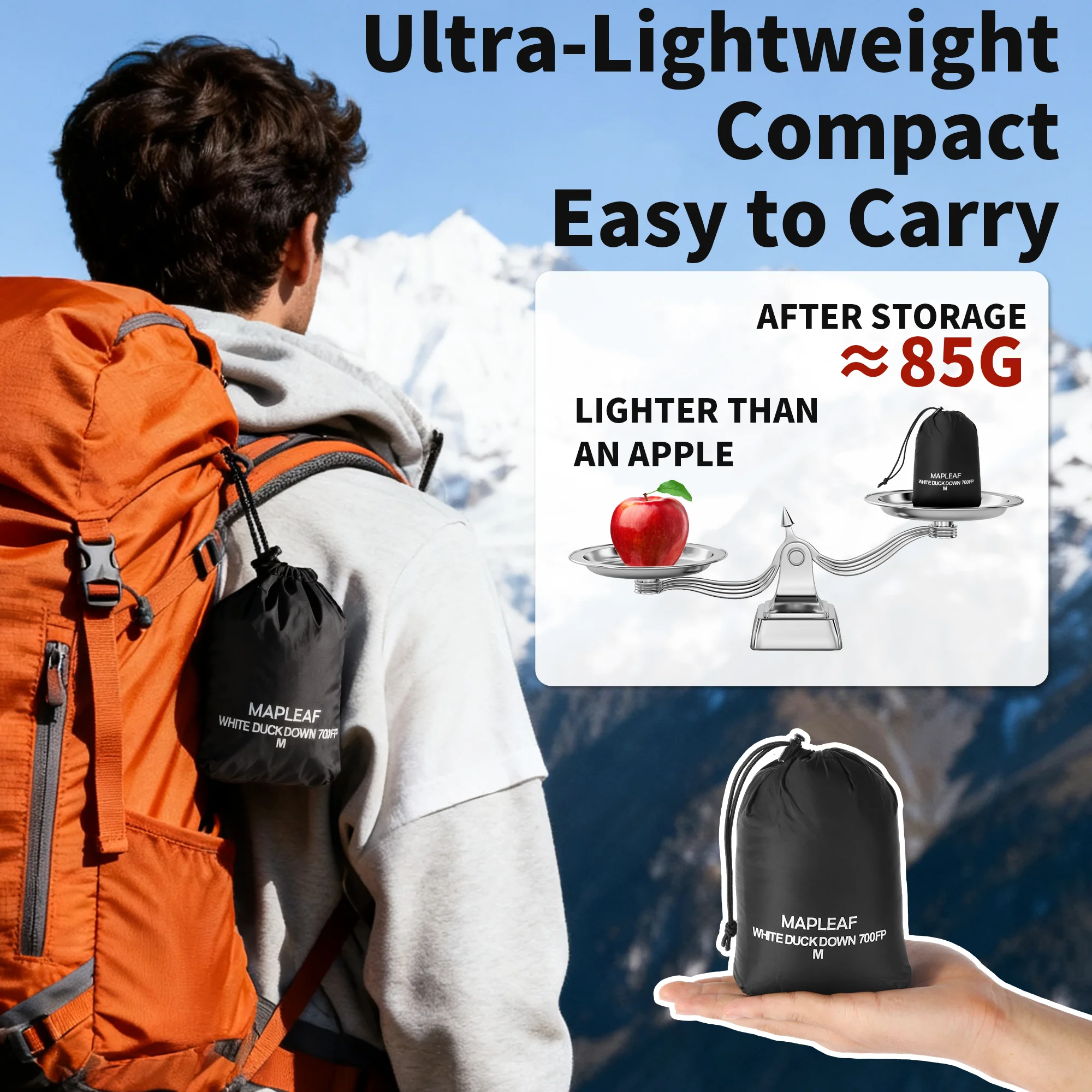 Down Booties Winter Warm Socks Hiking Foot Cover Shoes Tent Camping Sleeping Slippers Foot Warmers MAPLEAF