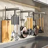Universal Kitchen Hook Multi-Purpose 360 Degrees Rotatable Rack Organizer Spoon Storage Hanger Home Kitchen Accessories 1