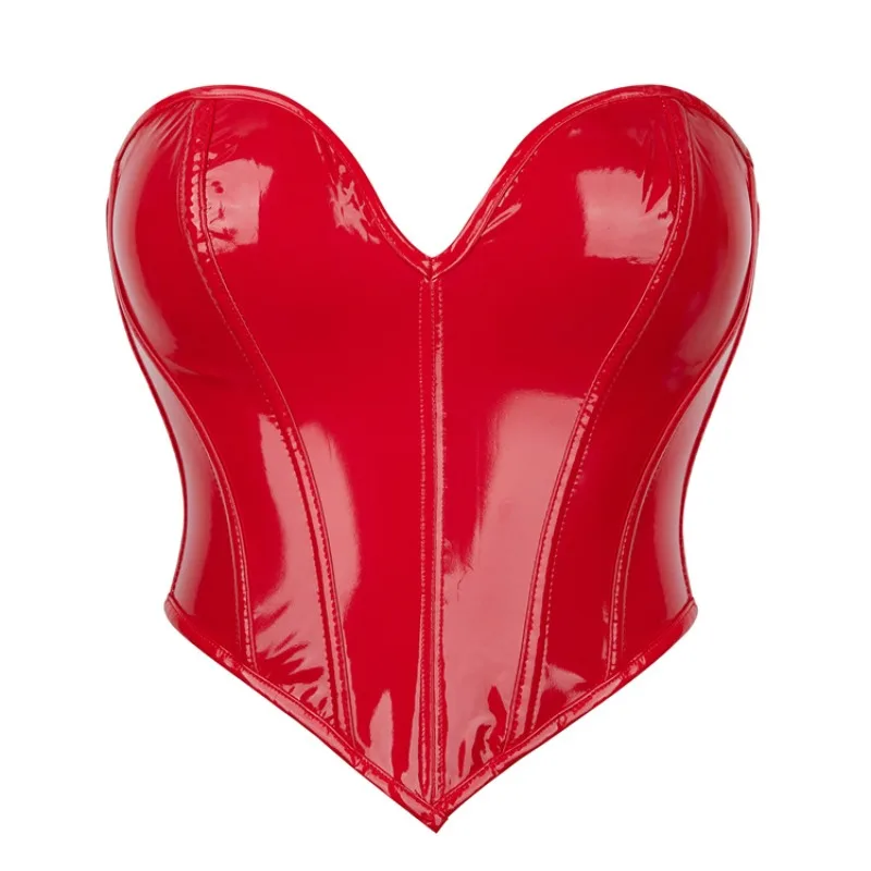 Corsetto Sottoseno Donna | Cintura In Pelle Elastica PU Con Velluto Interno | Design Retrò Regolabile | Fascia Obi