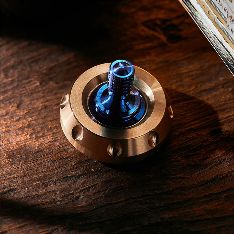 大人のためのFineedcフィジェットスピナー、チタン合金ハンドスピナー