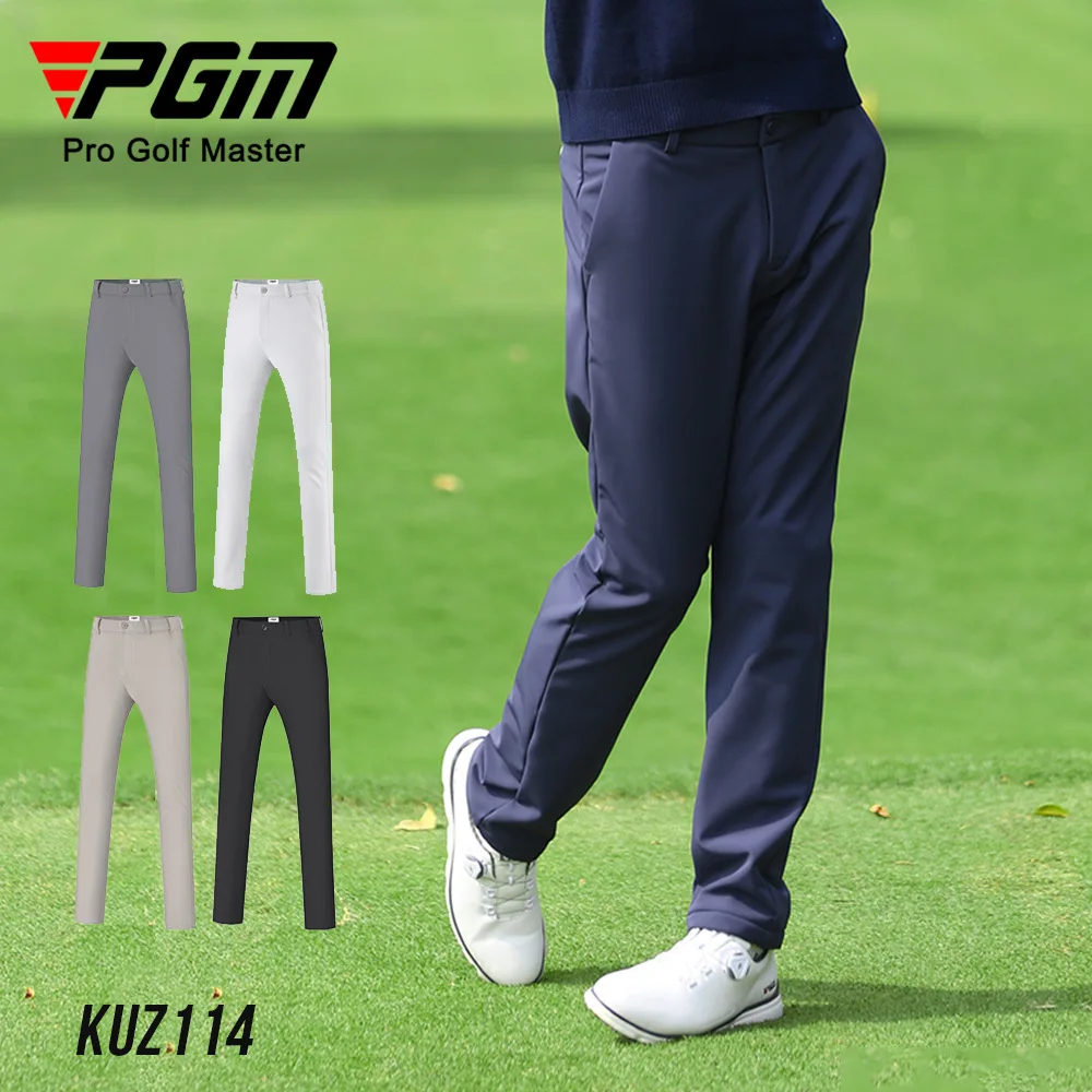pgm-men-golf-pants-waterproof-high-elastic-trouser-golf-wear-men-clothing-men's-autumn-and-winter-sports-pants-kuz114