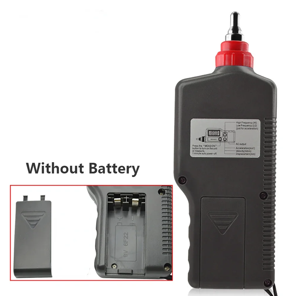 WT63A Convenient Digital Vibration Sensitive Precision Digital Display Vibration Analyzer 5