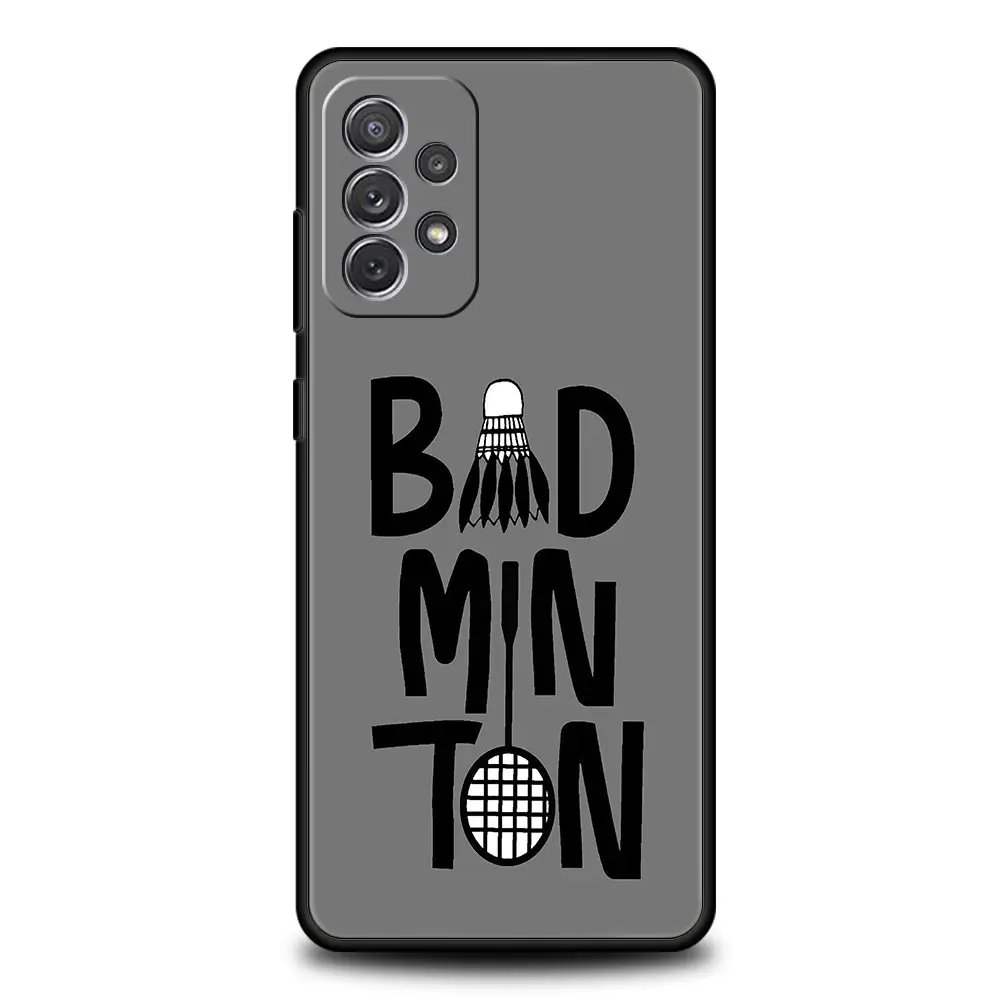 Badminton-Themed Protective Phone Case Cover