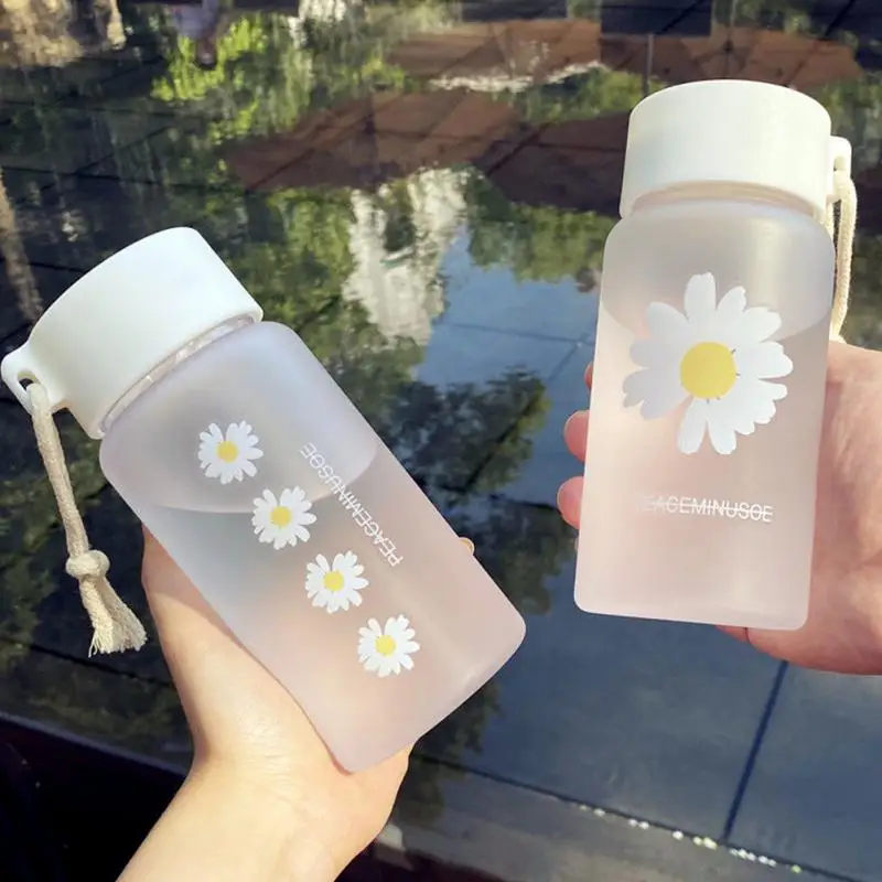 물병 소녀용 플라스틱 병, 어린이 체육관 학교 귀여운 음료수 병, 무료 배송, 700 ml, 500ml