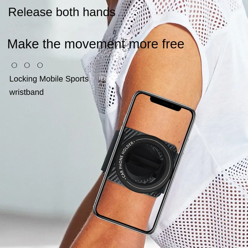 Magnetic Phone Holder Universal Mount with Wrist Strap